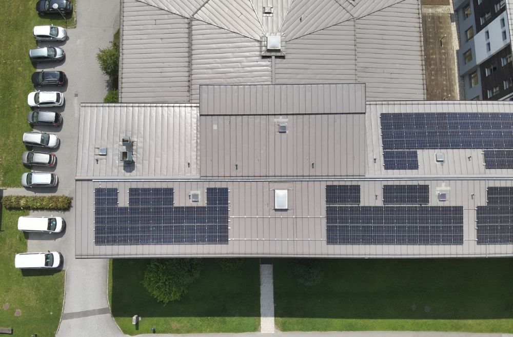 gewerbe pv anlage montage